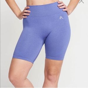 Oner Active Classic Seamless Cycling Shorts Purple Marl Size Small Krissy Cela
